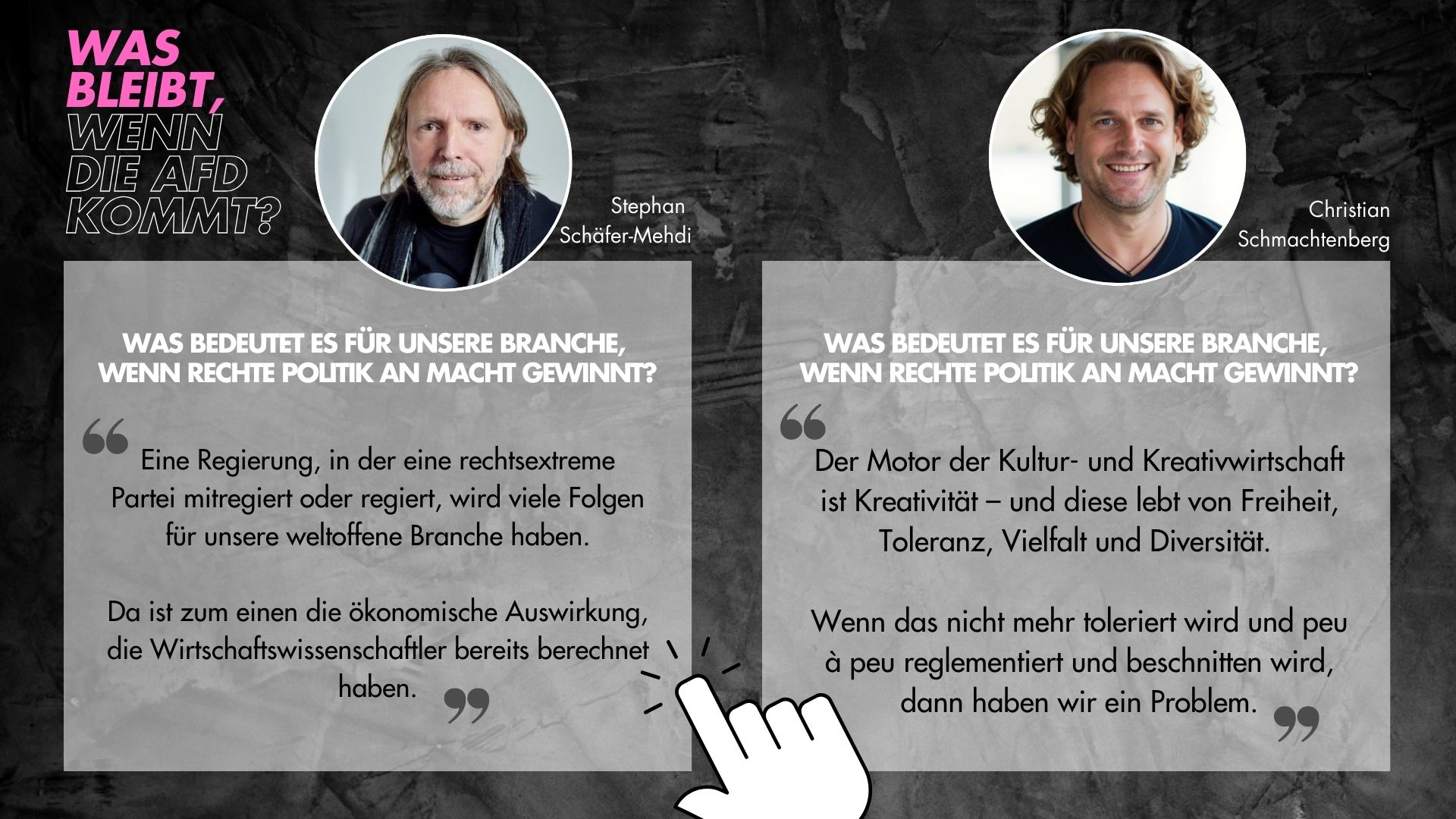 Kampagne: Was bleibt, wenn rechte Politik kommt?